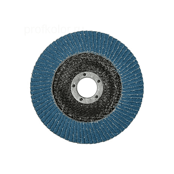 Круг/диск лепестковый Р120 для работы по металлу, D=115/22 мм, угловой T4380.0120.3 